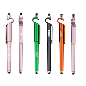 Stylus 3 in 1 Gel Pen with Phone Stand
