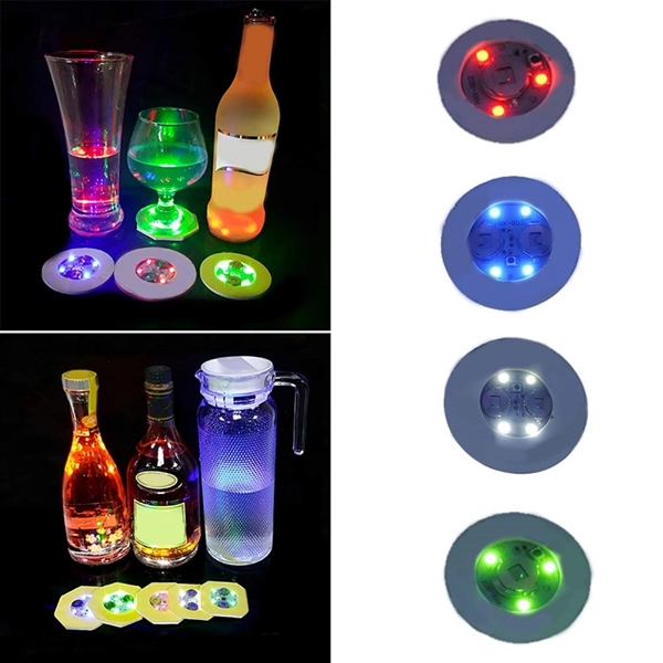 LED Bottle Cup Mat - Image 1