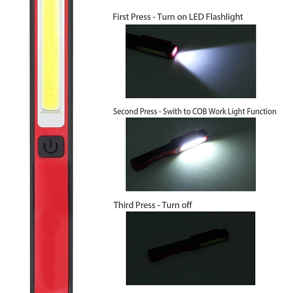 3W COB 1W LED Mini Work Light Magnetic Inspection Lamp - Image 3