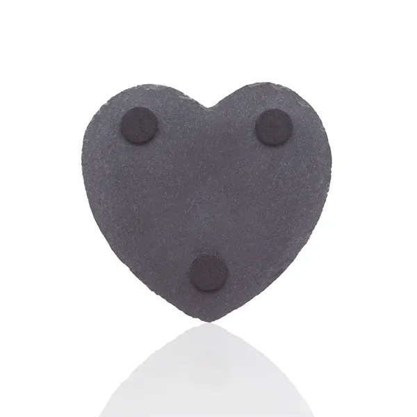 Rosetta Heart Shape Slate Coaster - Image 2