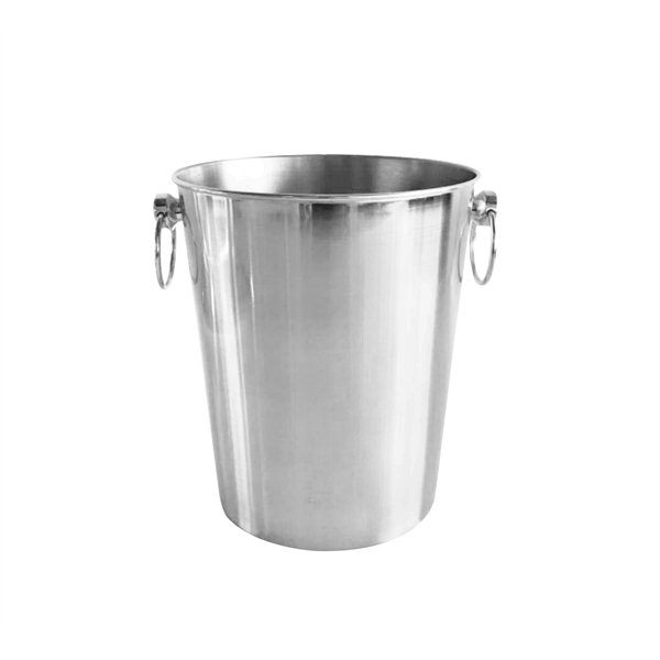 Stainless Steel (1-2 Bottle) Metal Ice Bucket - Image 5