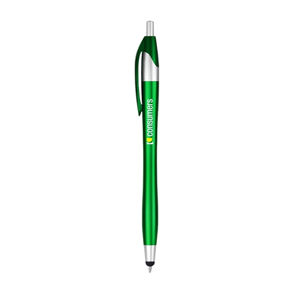 Metallic Color Stylus Ballpoint Pen - Image 4