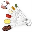 18/8 Stainless Steel Measuring Spoons, Each Set Of 6 Kitchen