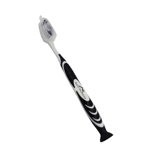 Stand Up Suction Toothbrush With Tongue  Scraper - Image 2
