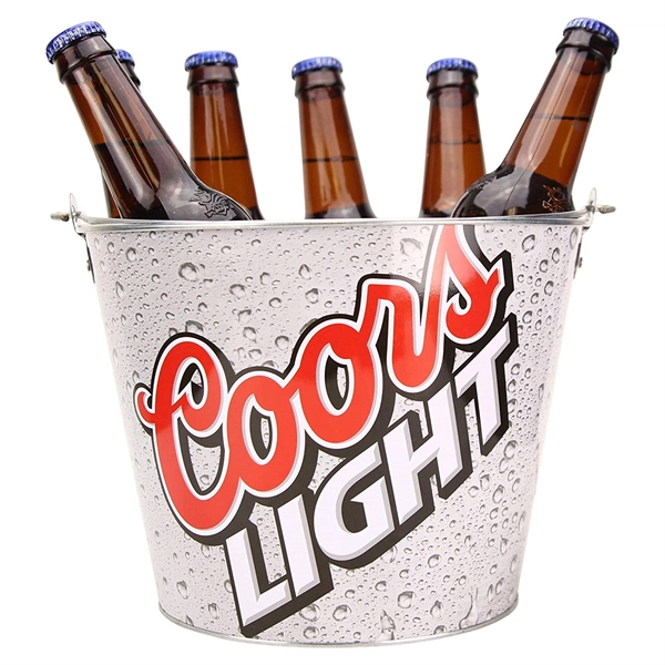Aluminum Beer Bucket (Full Color Logo Wrap) - Image 1