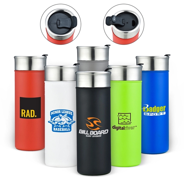 Sporty Stainless Steel Tumbler - Image 1