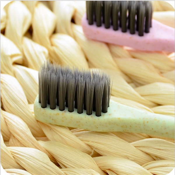 Wheat Straw Biodegradable Toothbrush - Image 2