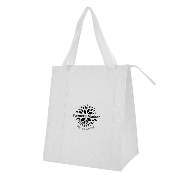 Dimples Non-Woven Cooler Tote Bag - Image 6