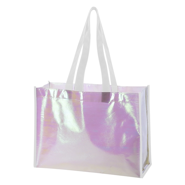 Mini Pearl Laminated Non-Woven Tote Bag - Image 2