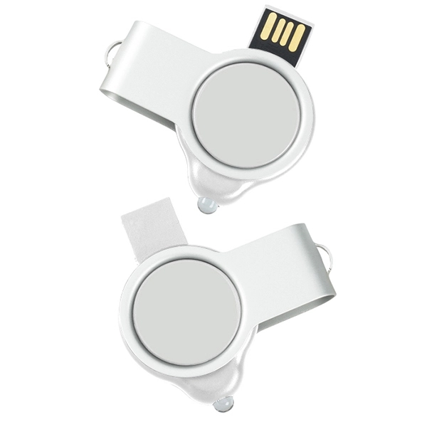 Swivel USB Drive with LED Light and Full Color Printing - Image 9