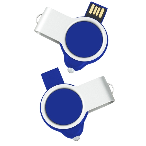Swivel USB Drive with LED Light and Full Color Printing - Image 11