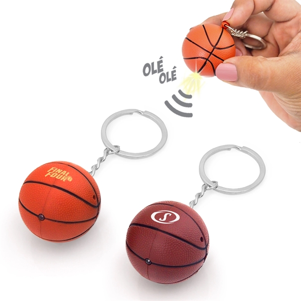 Basketball LED Keychain - Image 1