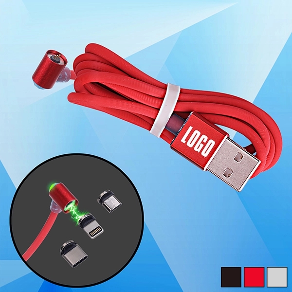 Magnetic Charging Cable with LED - Image 1