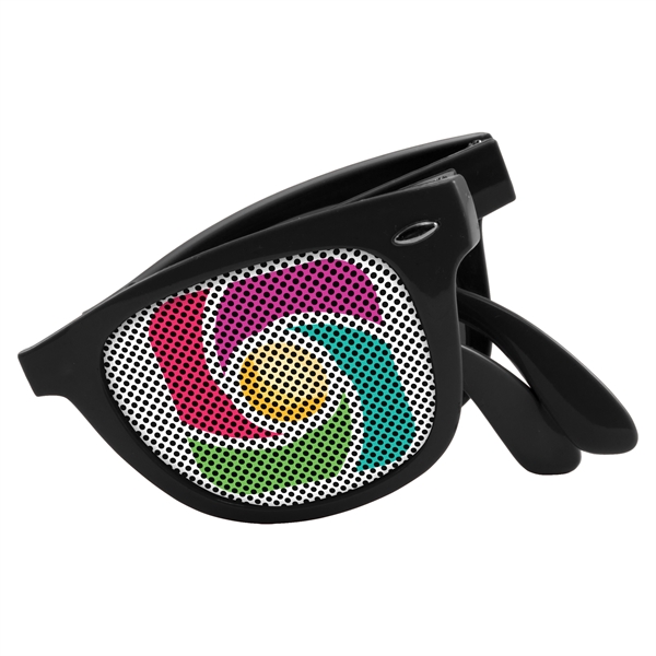 LensTek Folding Miami Sunglasses - Image 2