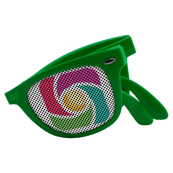 LensTek Folding Miami Sunglasses - Image 4