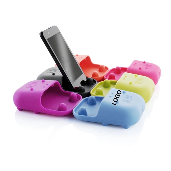Multi-functional Silicone Loud-Speaker Phone Stand - Image 1
