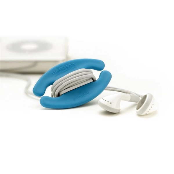 Portable Silicone Earphone Cable Cord Wrap Winder Organizer - Image 3