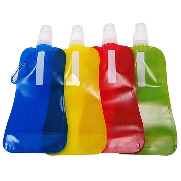 16 Oz. BPA-Free Foldable and Reusable Water Bottle ( 480ML ) - Image 2