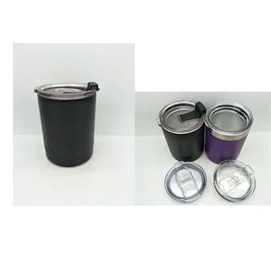 12oz Double Wall Metal Water Tumbler with Lid