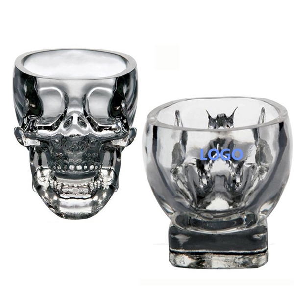Skull Head Glass Cup