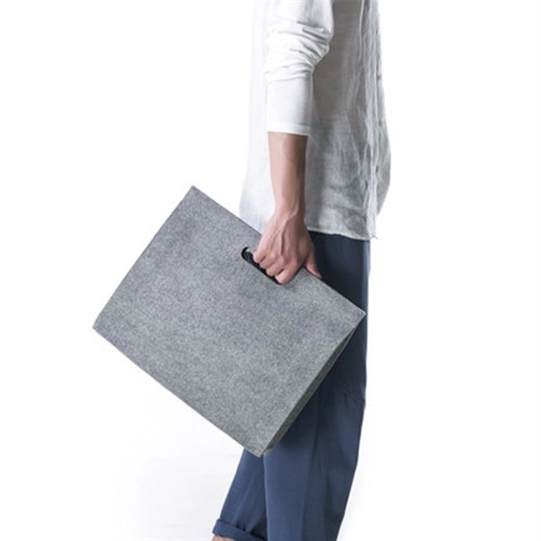 Felt Business Laptop Sleeve Handbag - Image 3