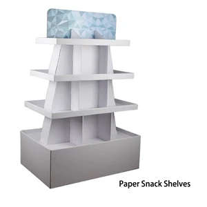 Paper Creative Furniture Trade Show Display Market Rack
