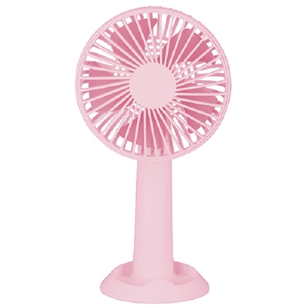 4 1/4" Rechargeable Handheld Fan With Power Bank - Image 4