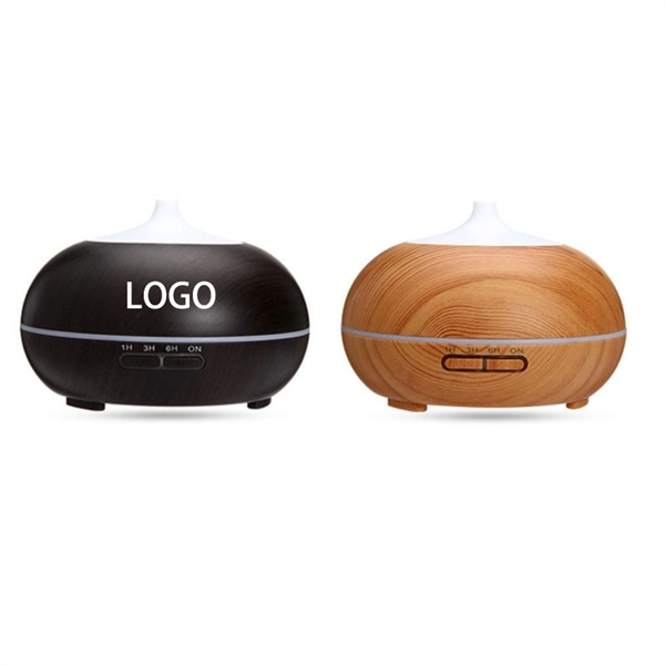 LED Timed Wooden Water Diffuser Air Cleaner Humidifier     - Image 1