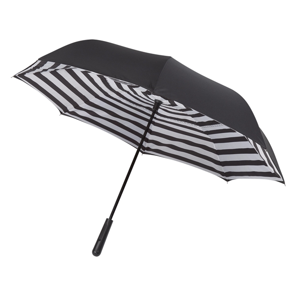 48" Arc Blanc Noir Inversion Umbrella - Image 2