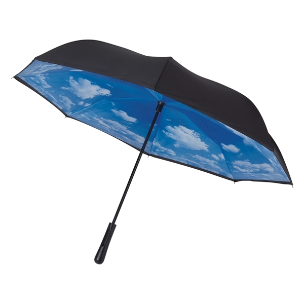 48" Arc Blue Skies Inversion Umbrella - Image 1