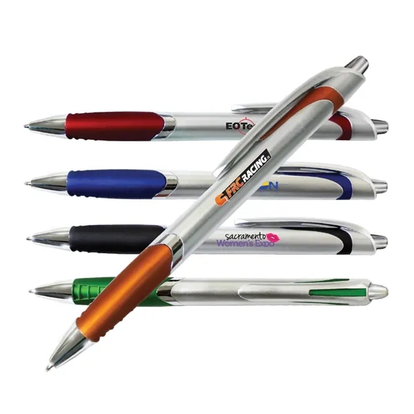 Silver Crest Grip Pen, Full Color Digital - Image 7
