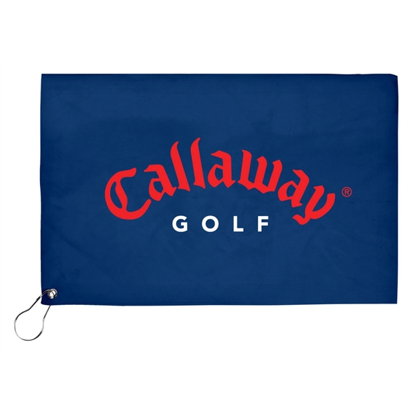 17x11 Sublimated Golf Towel - 200GSM - Image 2