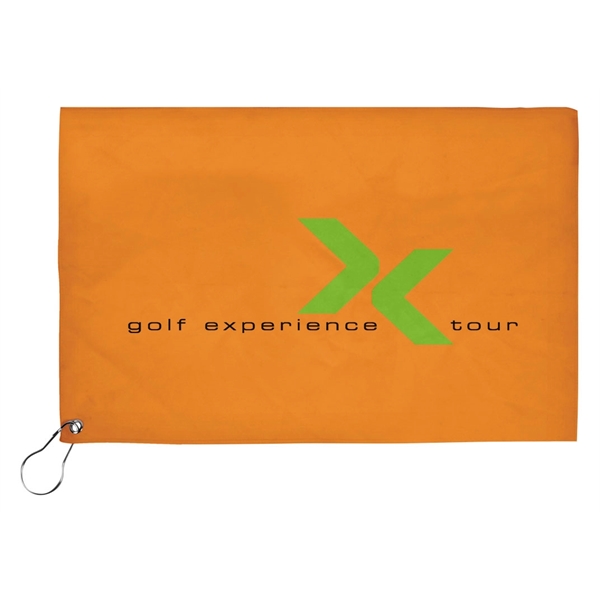 17x11 Sublimated Golf Towel - 200GSM - Image 4