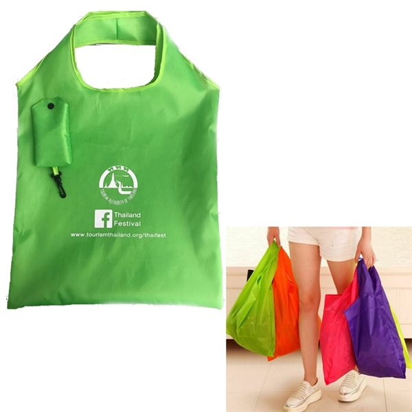 Foldable T Shirt Shopping Tote Bag - Image 2