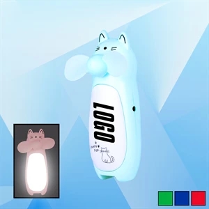 Cat Shape Fan with Flashlight