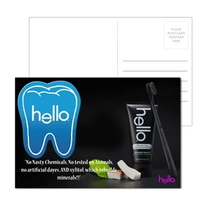 Post Card with Full Color Tooth Coaster