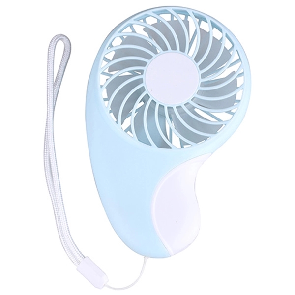 Rechargeable Turbo Mini Fan with Lanyard - Image 2