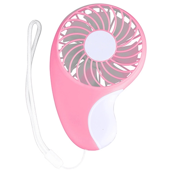Rechargeable Turbo Mini Fan with Lanyard - Image 4
