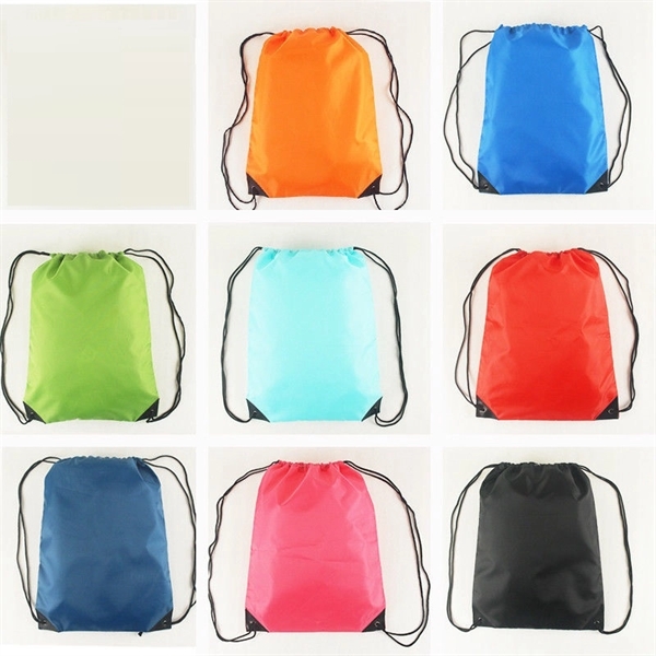 Drawstring backpack with reinforced corners - Image 1
