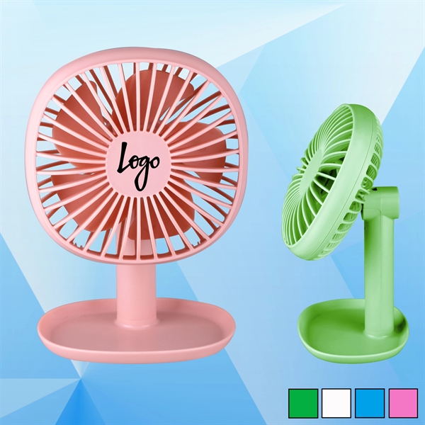 Adjustable Fan with Desk Organizer - Image 1