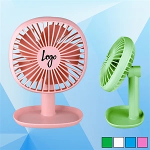 Adjustable Fan with Desk Organizer