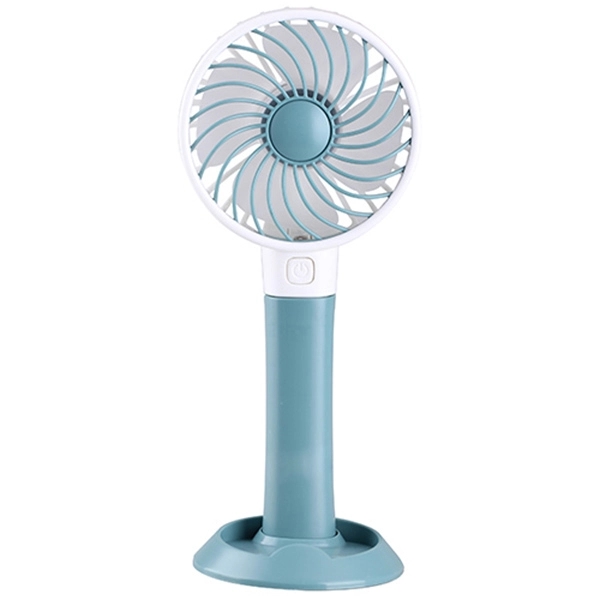 USB and Rechargeable Electric Fan with Phone Holder - Image 2