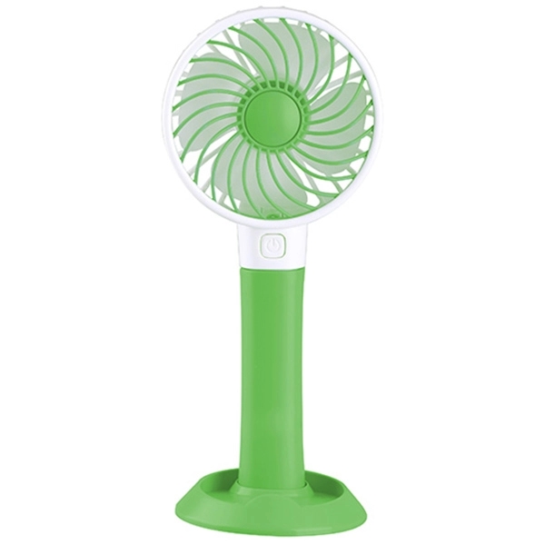 USB and Rechargeable Electric Fan with Phone Holder - Image 3