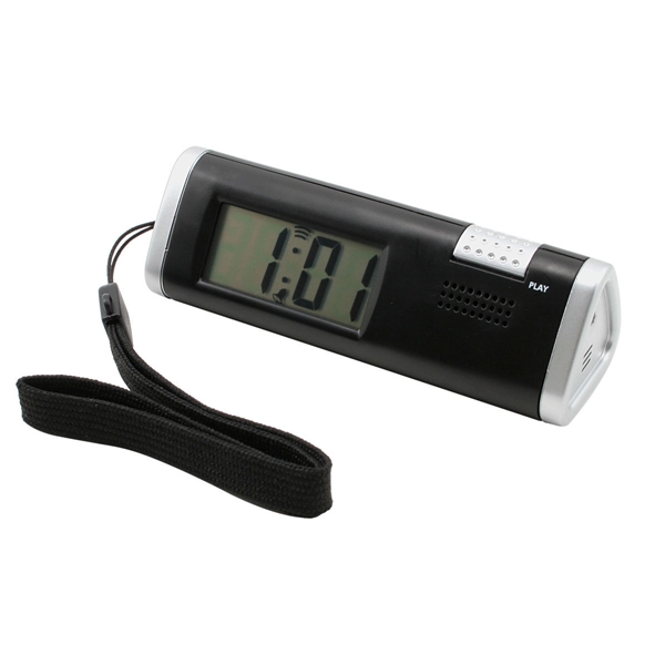 Multi-Function Travel Clock with Voice Recorder - Image 2