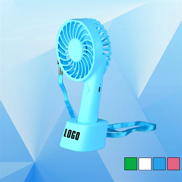 2 in 1 Electric Fan with Lanyard - Image 1