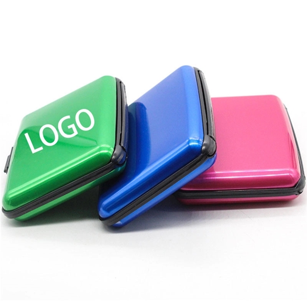Aluminum Plastic Storage Bag Credit Card Case Container     - Image 1