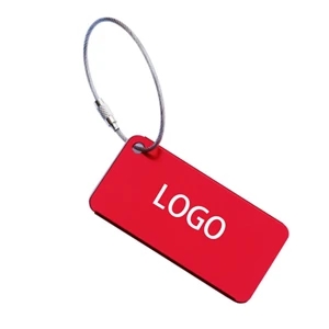Aluminum Boarding Pass Airplane Aircraft Luggage Tag