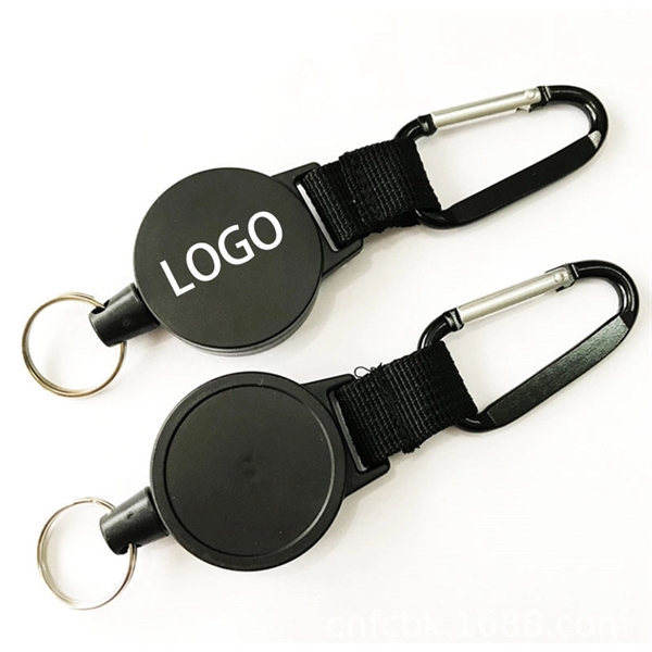 Easy Pull Outdoor Travel Retractable Keychain - Image 1