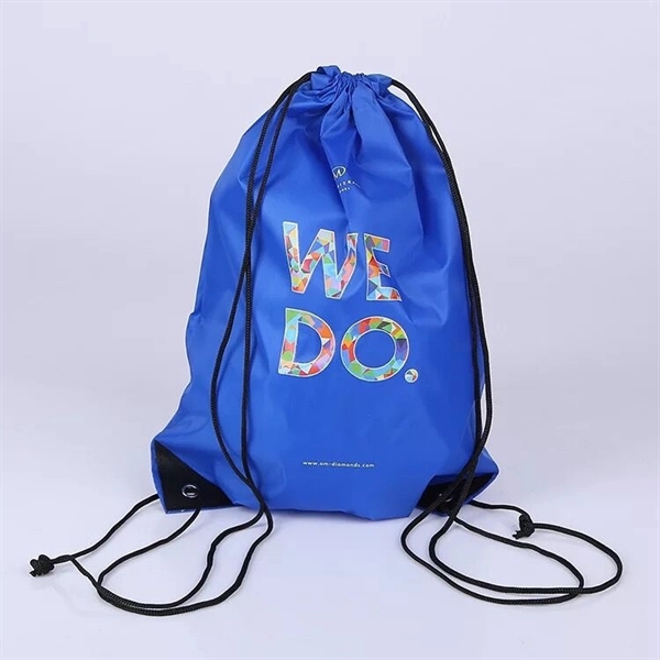 210D Polyester Drawstring Bag - Image 2