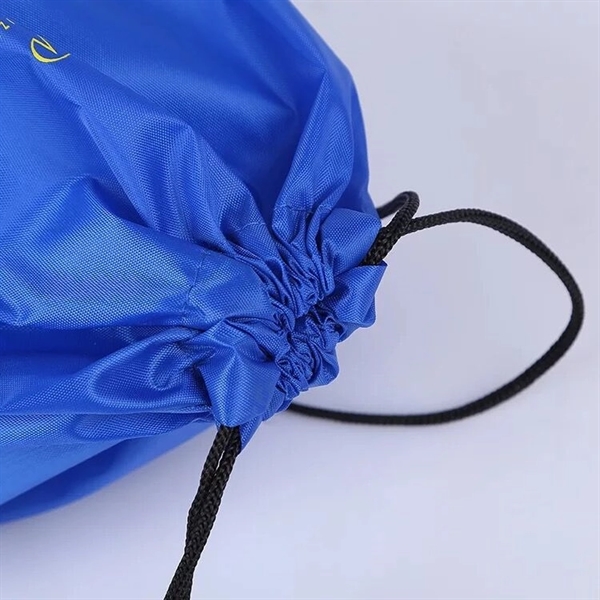 210D Polyester Drawstring Bag - Image 4